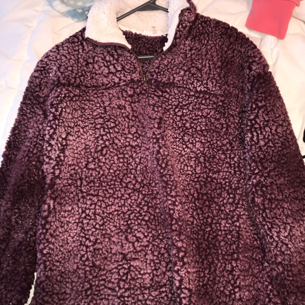 Peach love California furry jacket